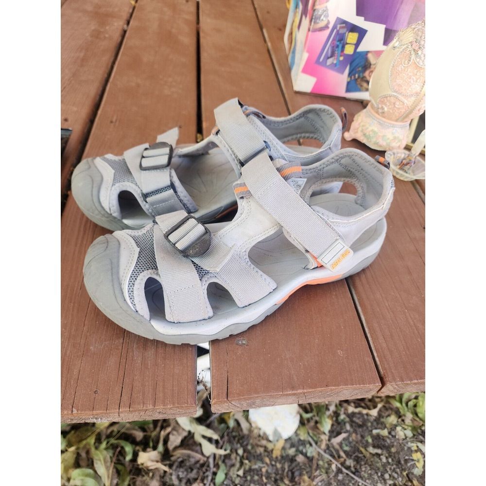 Men's Dream Pairs Gray Sport Outdoor Hiking‎ Sandals Size 9